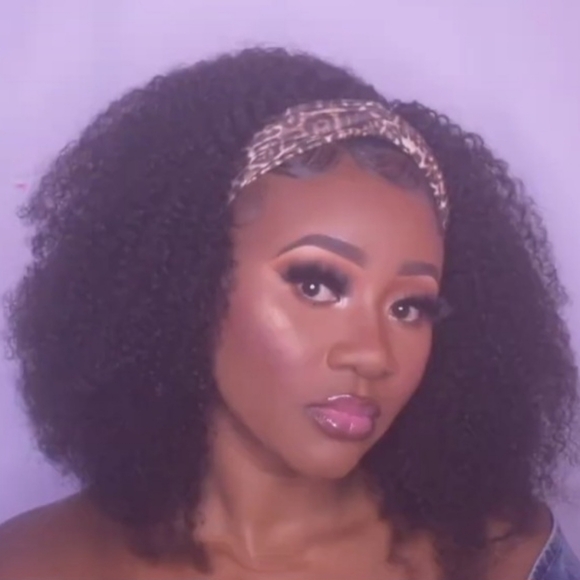 HERGIVENHAIR 3B/3C Curly Headband Wig 16 - Picture 7 of 9